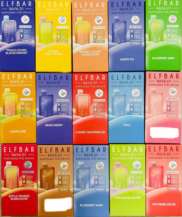 Buy Elfbar RAYA D1 13000 13K Puffs Online (All Flavors) | Express Delivery in Gurugram