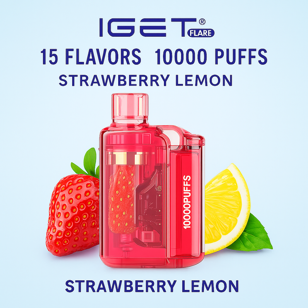 Buy IGET FLARE B10000 - 10K Puffs Disposable Vape Online | Express Delivery in Gurugram