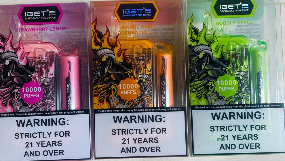 Buy IGET FLARE B10000 - 10K Puffs Disposable Vape Online | Express Delivery in Gurugram