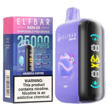 Buy Elfbar Raya D3 25000 25K Puffs Online (All Flavours) | Express Delivery in Gurugram