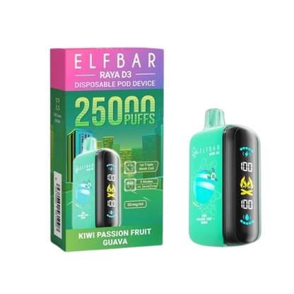 Buy Elfbar Raya D3 25000 25K Puffs Online (All Flavours) | Express Delivery in Gurugram